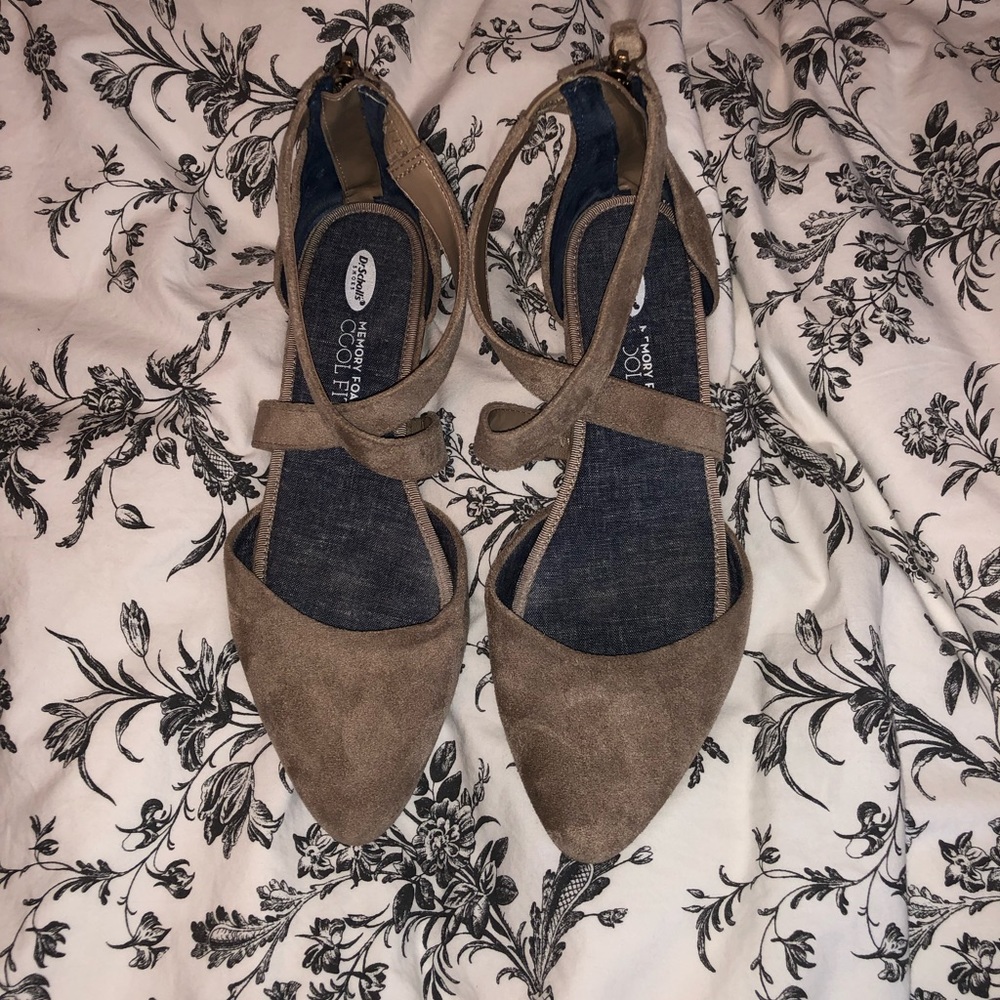 Dr. Scholl’s Adjustify Almond Toe Flats Size 8